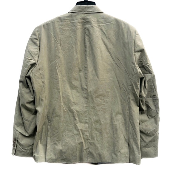 Daniel Hechter Comfortable Lined Khaki Blazer Jacket Casual Sport Coat EUC 42S - Picture 2 of 12
